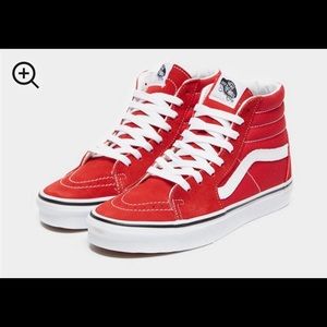 Vans Sk8 Hi Racing Red/True White